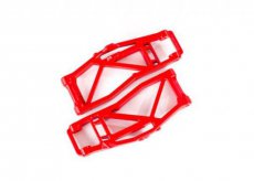 (TRX8999R) Suspension arms, lower, red (left and right, front or rear) (2)