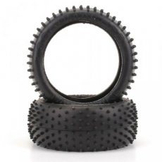 (U6748) MINI SPIKE 1/8TH TYRE - YELLOW (PR)