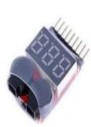 (VGLFOP008) Adjustable lipo alarm 1-8s