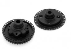 (X304911) X4 COMPOSITE GEAR DIFF. CASE WITH 38T PULLEY & COVER