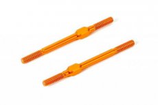 (X 372615-O) ALU ADJ. TURNBUCKLE M3x51 MM - SWISS 7075 T6 - ORANGE (2)