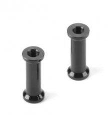 (X373078) ALU REAR BRACE MOUNT 15.5MM - BLACK (2)