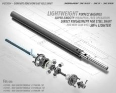 (X 375014) CARBON REAR GEAR DIFF AXLE SHAFT