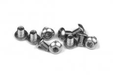 (X 902304) Hex Screw Sh M3X4 Stainless (10)