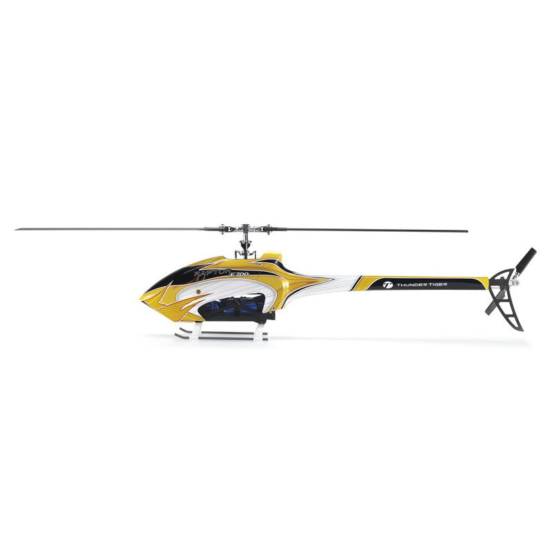(T4761K3) Thunder Tiger Helikopter E700 Raptor V2 Flybarless Elektro + Crash Kit
